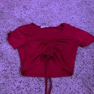 Adjustable ROMWE crop top